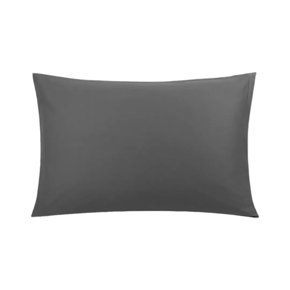 Grey Luxury Cotton Pillowcase, Fleet Sheets